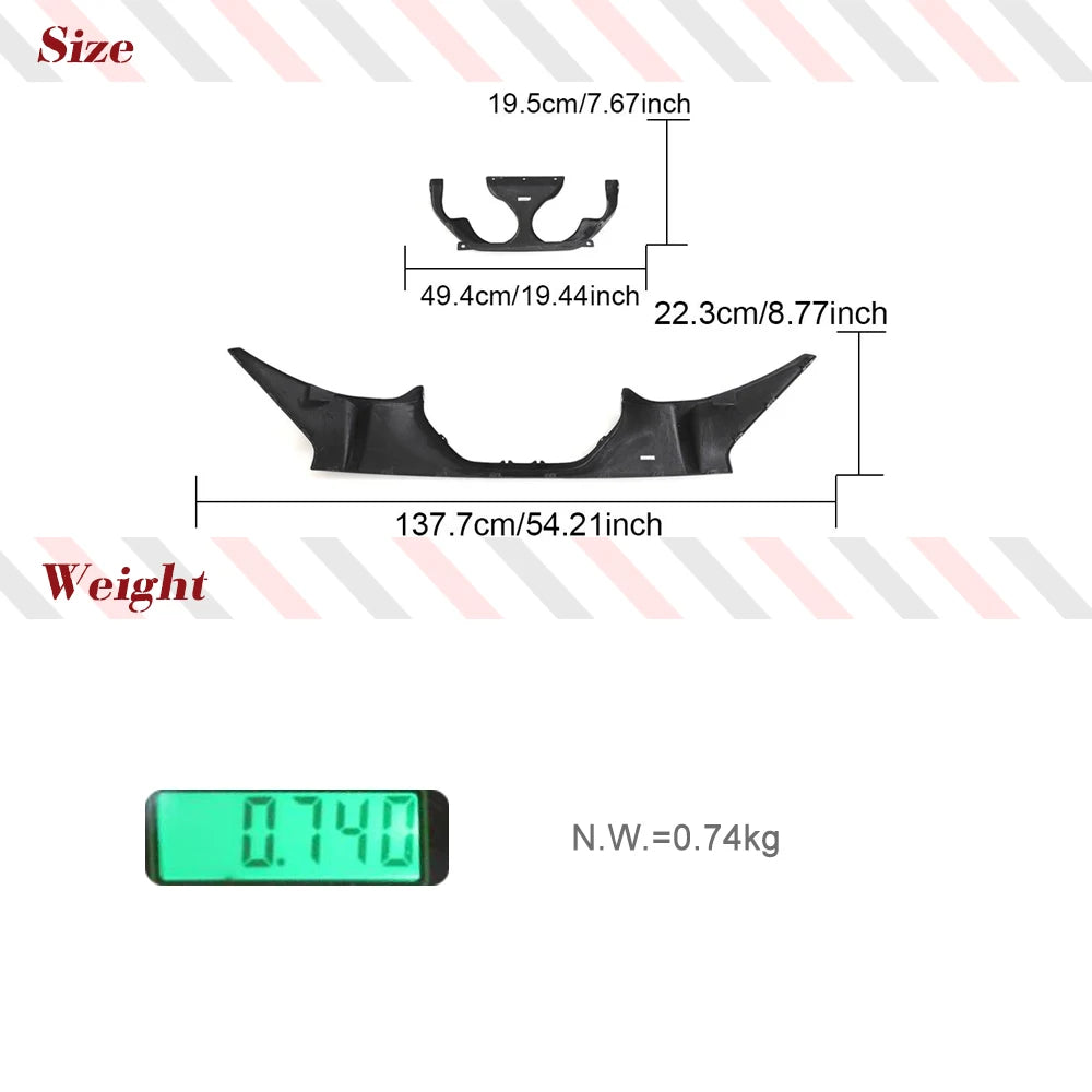 Carbon Fiber Rear Bumper Diffuser for BMW M2 G87 Coupe (2022-2024)