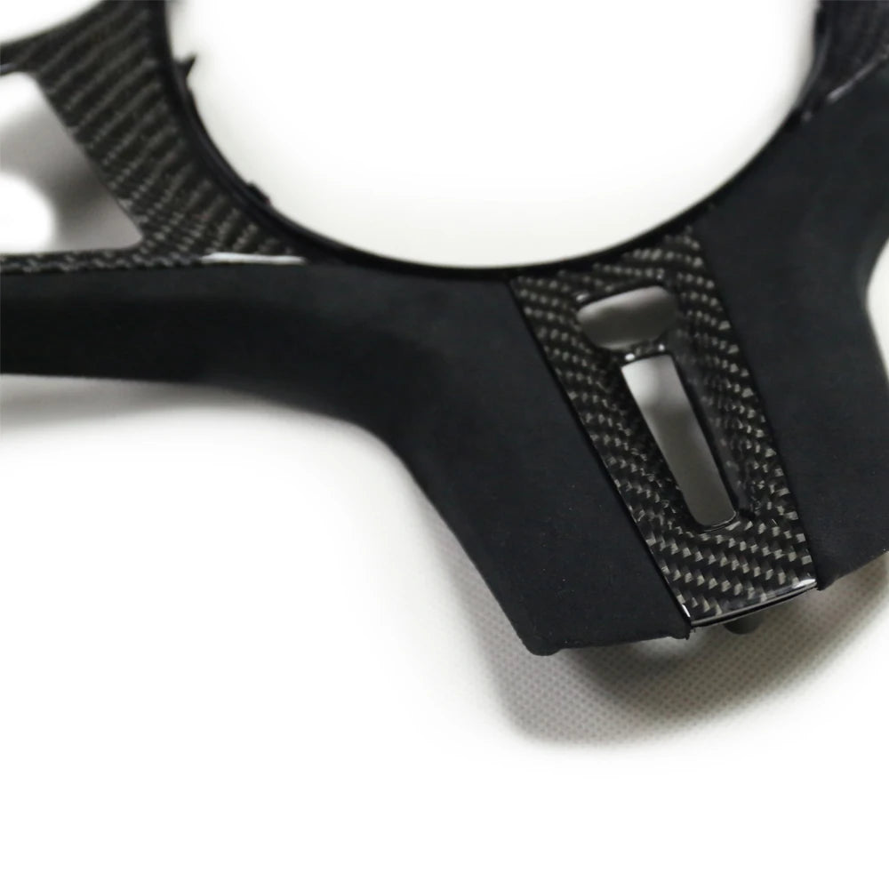 Carbon Fiber Steering Wheel Trim for BMW X3M F97 / X4M F98 / X5M F95 / X6M F96 (2020-2023)