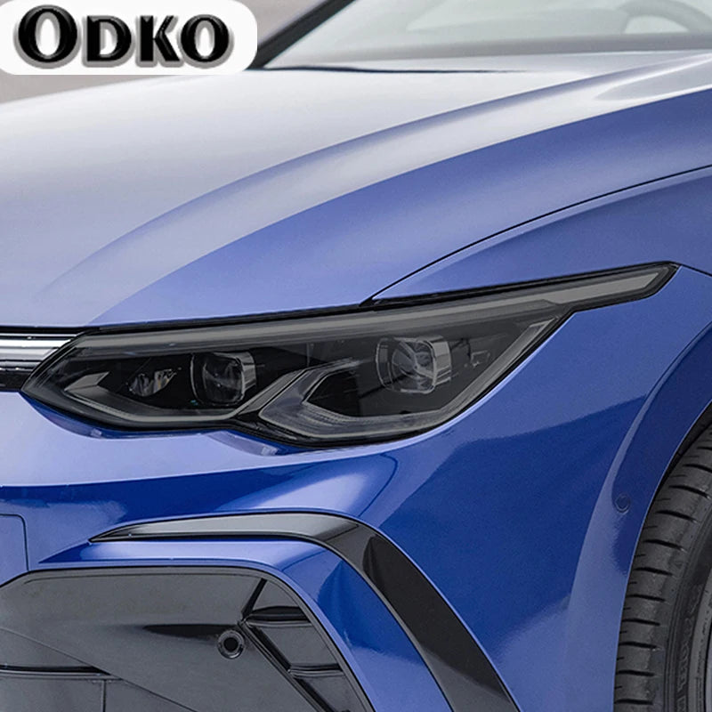 Headlight Protective Film for Volkswagen Golf MK8 - Smoked Black or Clear