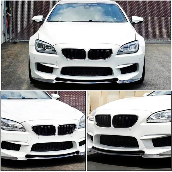 Carbon Fiber 3-Piece Front Lip Splitter for BMW M6 F06 / F12 / F13 (2013-2016)