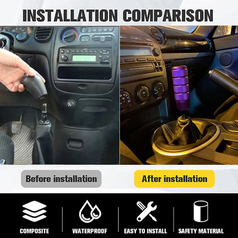 Universal Car Gear Shift Knob - Manual Shifter Replacement