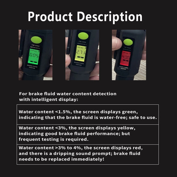 Professional Digital Brake Fluid Tester Pen