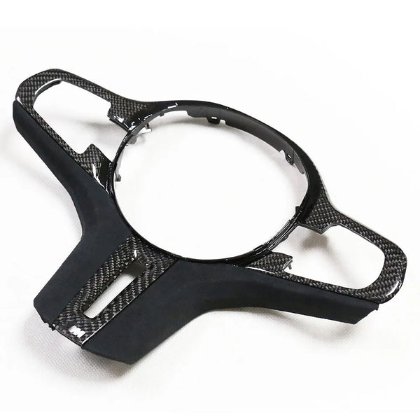 Carbon Fiber Steering Wheel Trim for BMW M5 F90 / X3M F97 / X4M F98 / G-Series 5/6/7 (2018-2019)