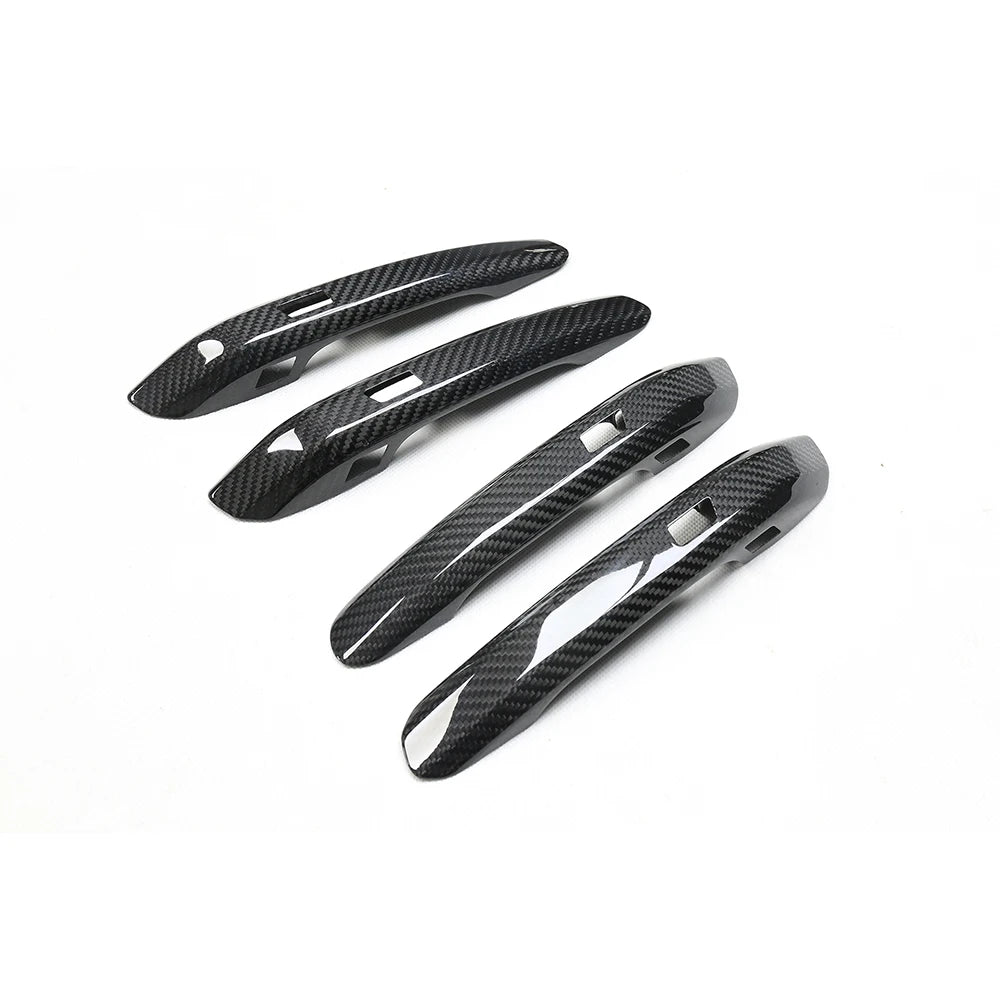 Carbon Fiber Door Handle Covers for Audi A4 B9, S4, RS4, A5, S5, RS5, Q5L (2017-2019)