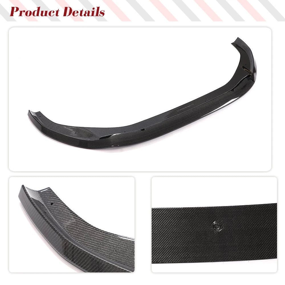 Carbon Fiber Front Lip Upgrade for Audi A4 S-Line / S4 B9 (2019-2021)