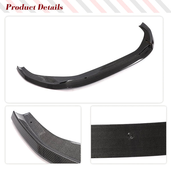 Carbon Fiber Front Lip Upgrade for Audi A4 S-Line / S4 B9 (2019-2021)