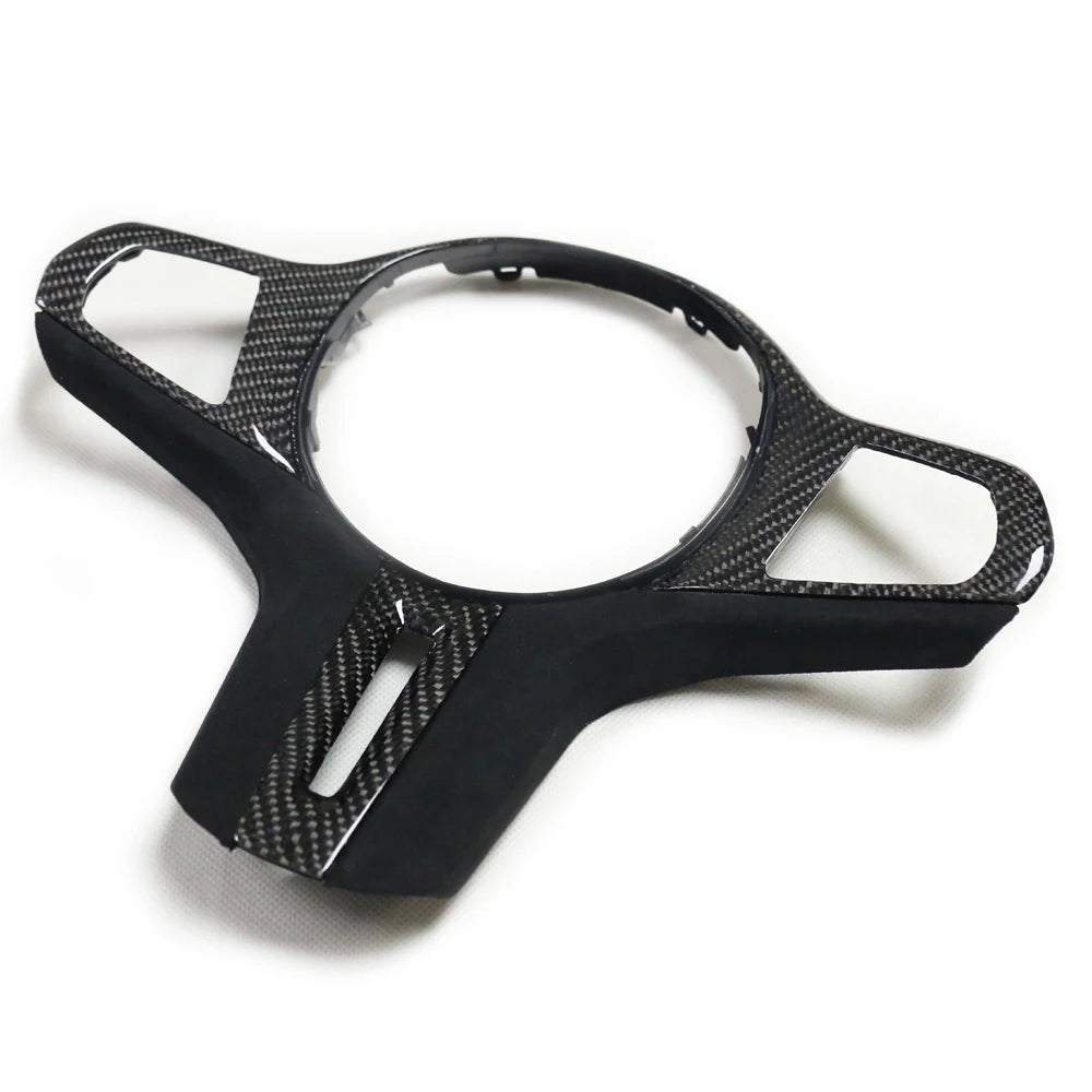 Carbon Fiber Steering Wheel Trim for BMW X3M F97 / X4M F98 / X5M F95 / X6M F96 (2020-2023)