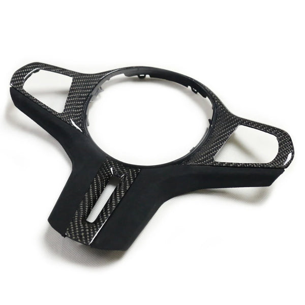 Carbon Fiber Steering Wheel Trim for BMW X3M F97 / X4M F98 / X5M F95 / X6M F96 (2020-2023)