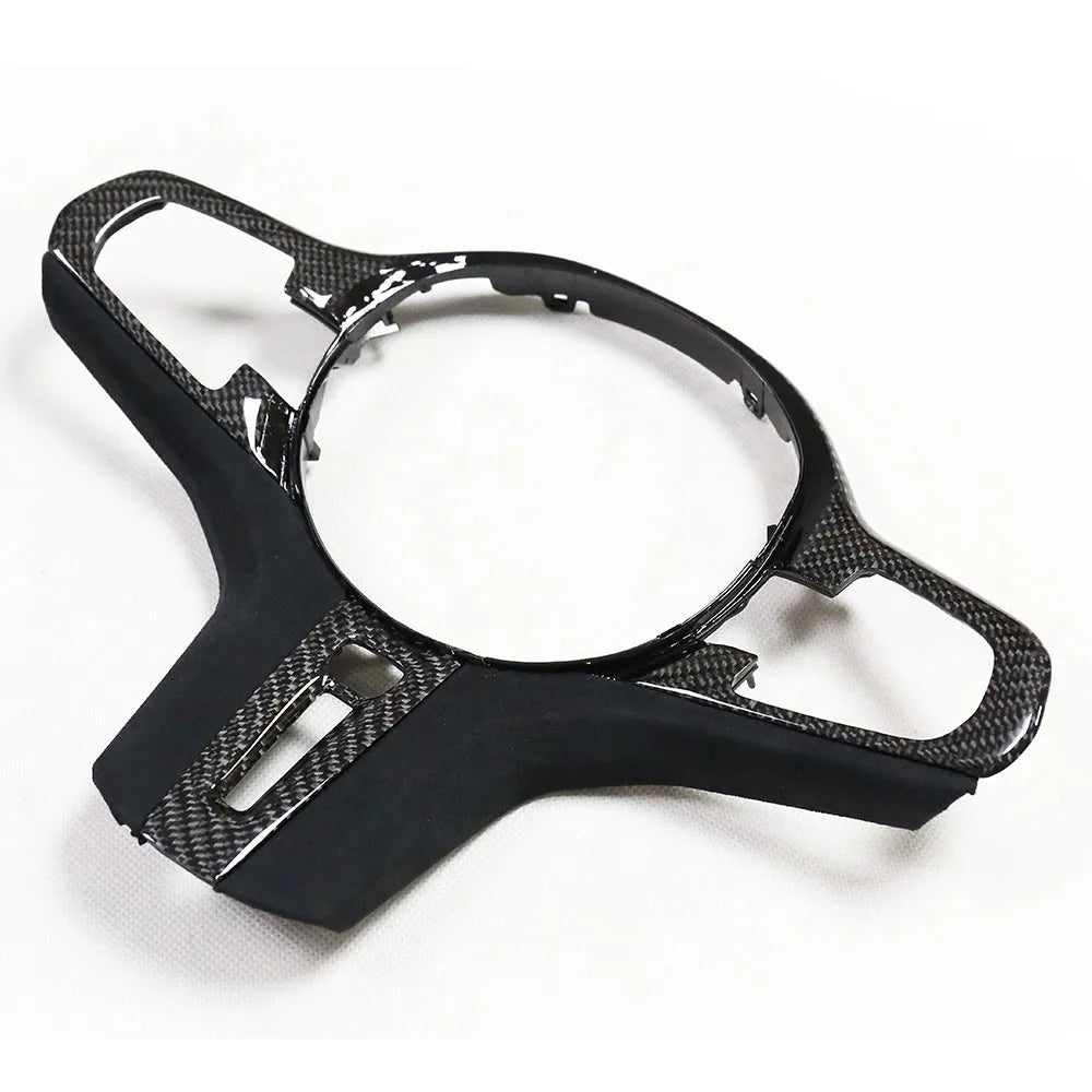 Carbon Fiber Steering Wheel Trim for BMW M5 F90 / X3M F97 / X4M F98 / G-Series 5/6/7 (2018-2019)