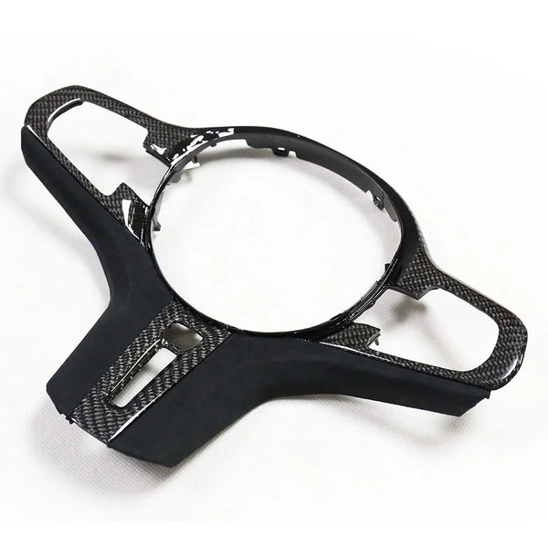 Carbon Fiber Steering Wheel Trim for BMW M5 F90 / X3M F97 / X4M F98 / G-Series 5/6/7 (2018-2019)
