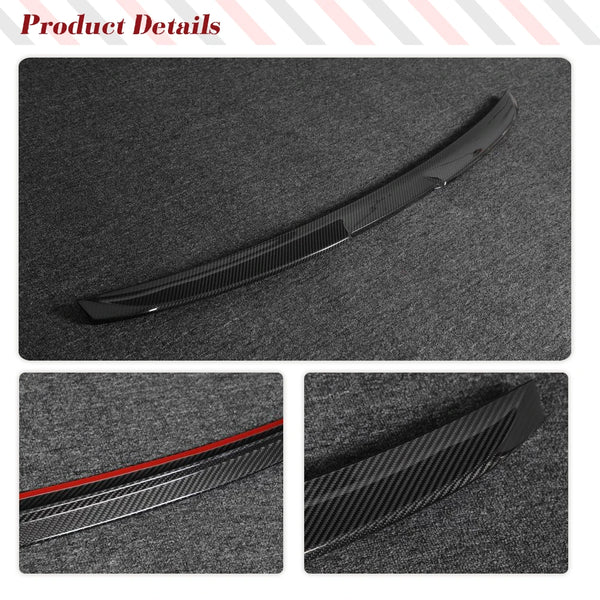 Carbon Fiber Rear Trunk Spoiler Racing Lip for BMW 5 Series i5 G60 / G61 M Sport (2024)