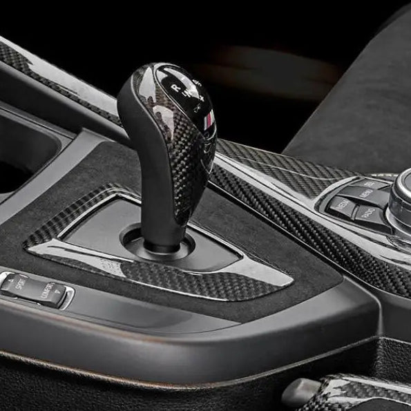 Carbon Fiber Gear Base Cover for BMW 1 / 2 / 3 / 4 Series (2012-2018) LHD & RHD