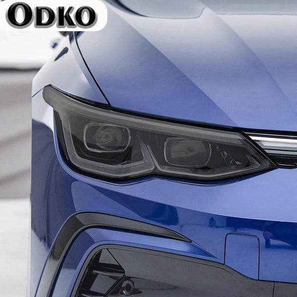 Headlight Protective Film for Volkswagen Golf MK8 - Smoked Black or Clear