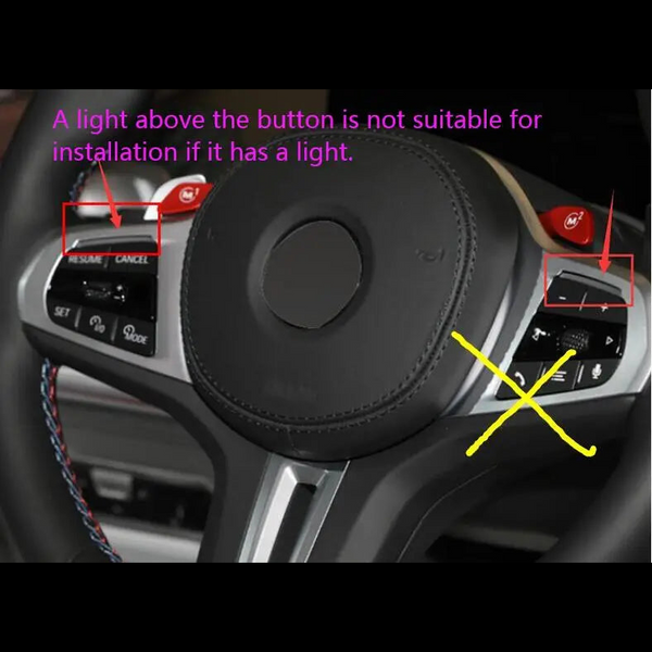 Carbon Fiber Steering Wheel Trim for BMW X3M F97 / X4M F98 / X5M F95 / X6M F96 (2020-2023)