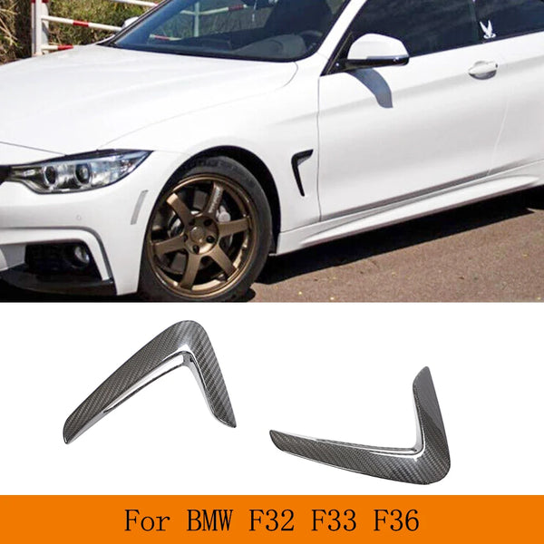 Dry Carbon Side Fender Air Intake Cover Trim for BMW 4 Series F32/F33/F36 (2014-2019)