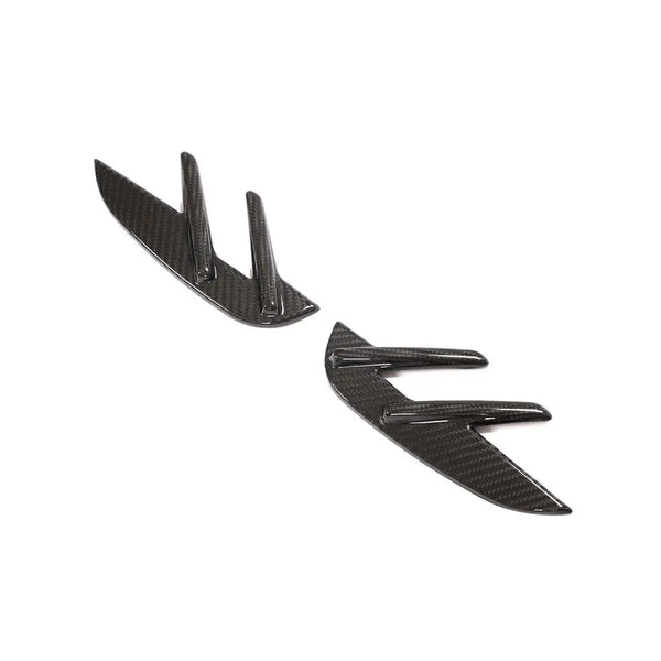Dry Carbon Fiber Front Fender Air Vent Cover Trims for BMW M4 G82 / M4 G83 (2020-2023)