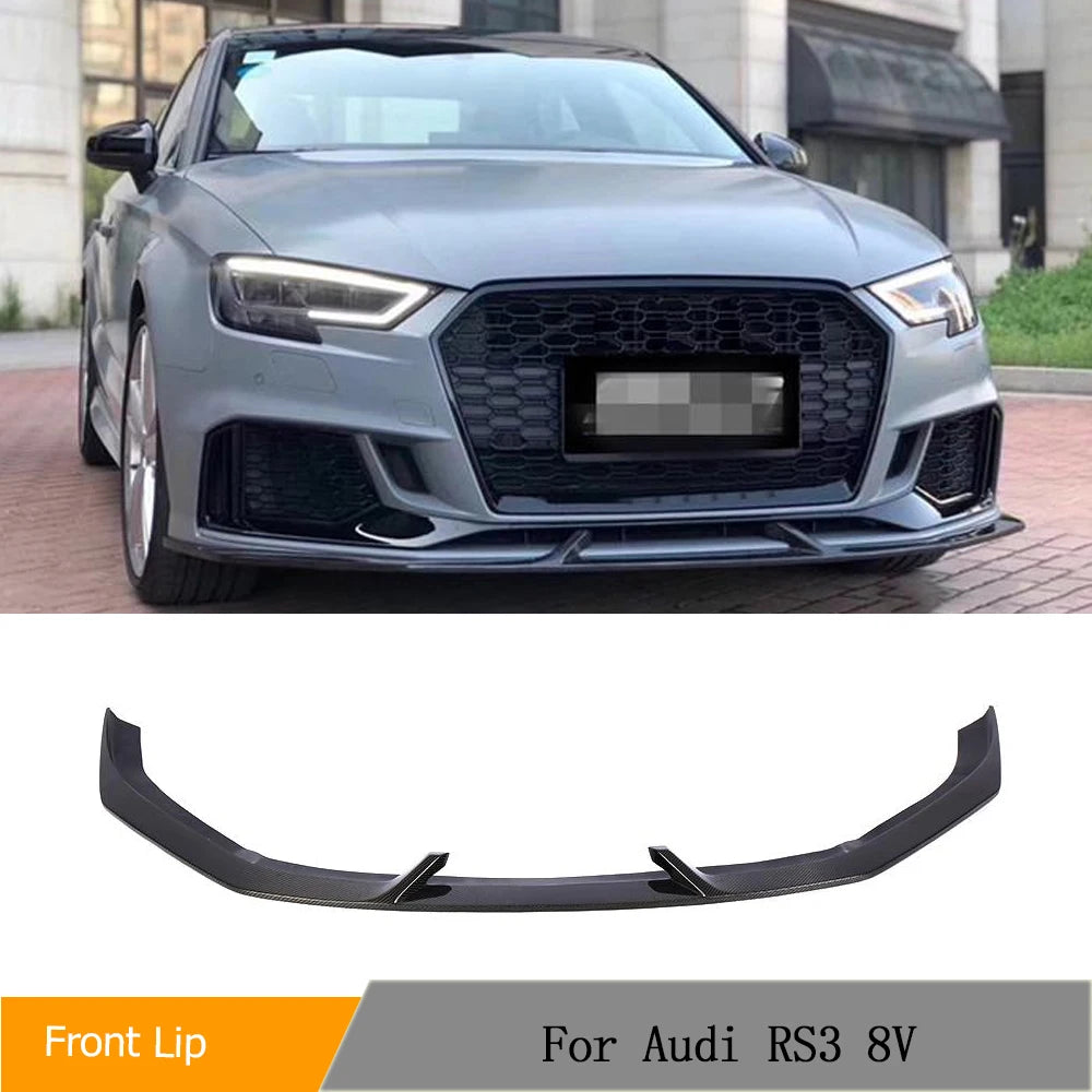 Carbon Fiber Front Lip for Audi RS3 Sedan 8V (2017-2019)
