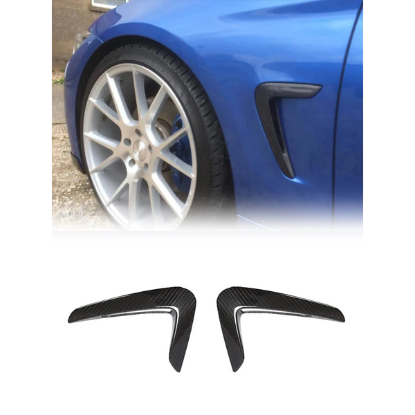 Dry Carbon Side Fender Air Intake Cover Trim for BMW 4 Series F32/F33/F36 (2014-2019)