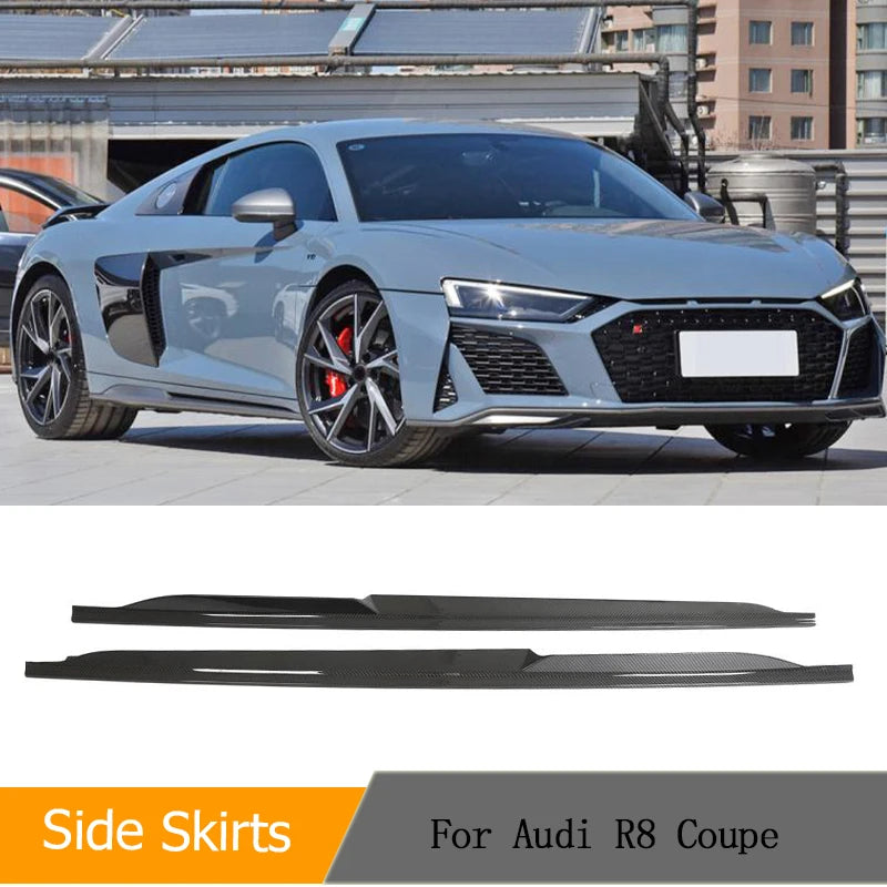 Carbon Fiber Side Skirts Upgrade for Audi R8 (2022-2023)