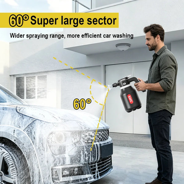 Car Electric Foam Sprayer - Wireless Foam Cannon