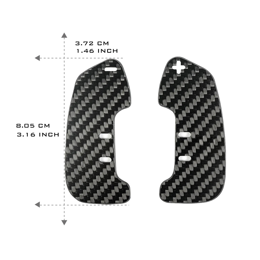 Carbon Fiber Spare Paddles - Compatible with Magnetic Base (Not Included)