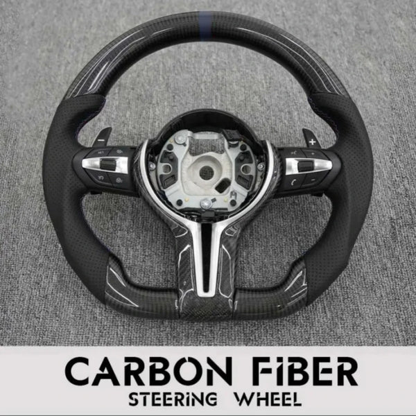 Carbon Fiber Steering Wheel for BMW M3 / M5 / M6 F-Series & E-Series (Various Models)