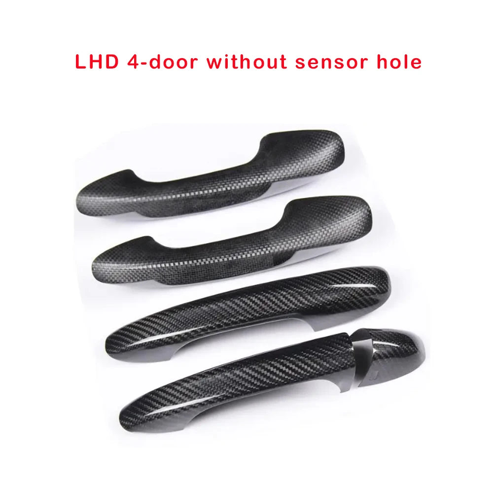 Real Carbon Fiber Door Handle Covers for Mercedes-Benz