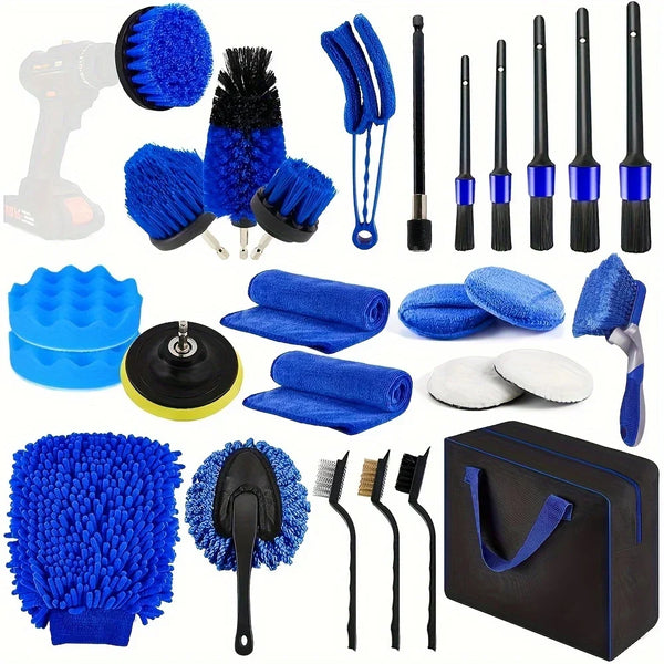 27-Piece Car Wash Kit - Complete Cleaning Set