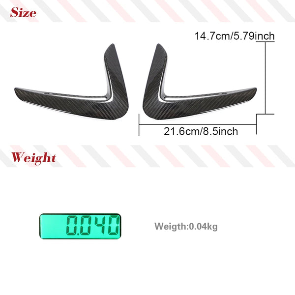 Dry Carbon Side Fender Air Intake Cover Trim for BMW 4 Series F32/F33/F36 (2014-2019)