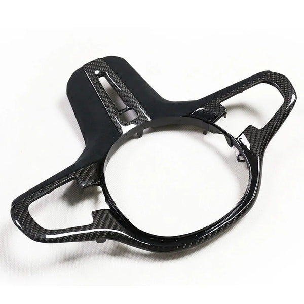 Carbon Fiber Steering Wheel Trim for BMW M5 F90 / X3M F97 / X4M F98 / G-Series 5/6/7 (2018-2019)