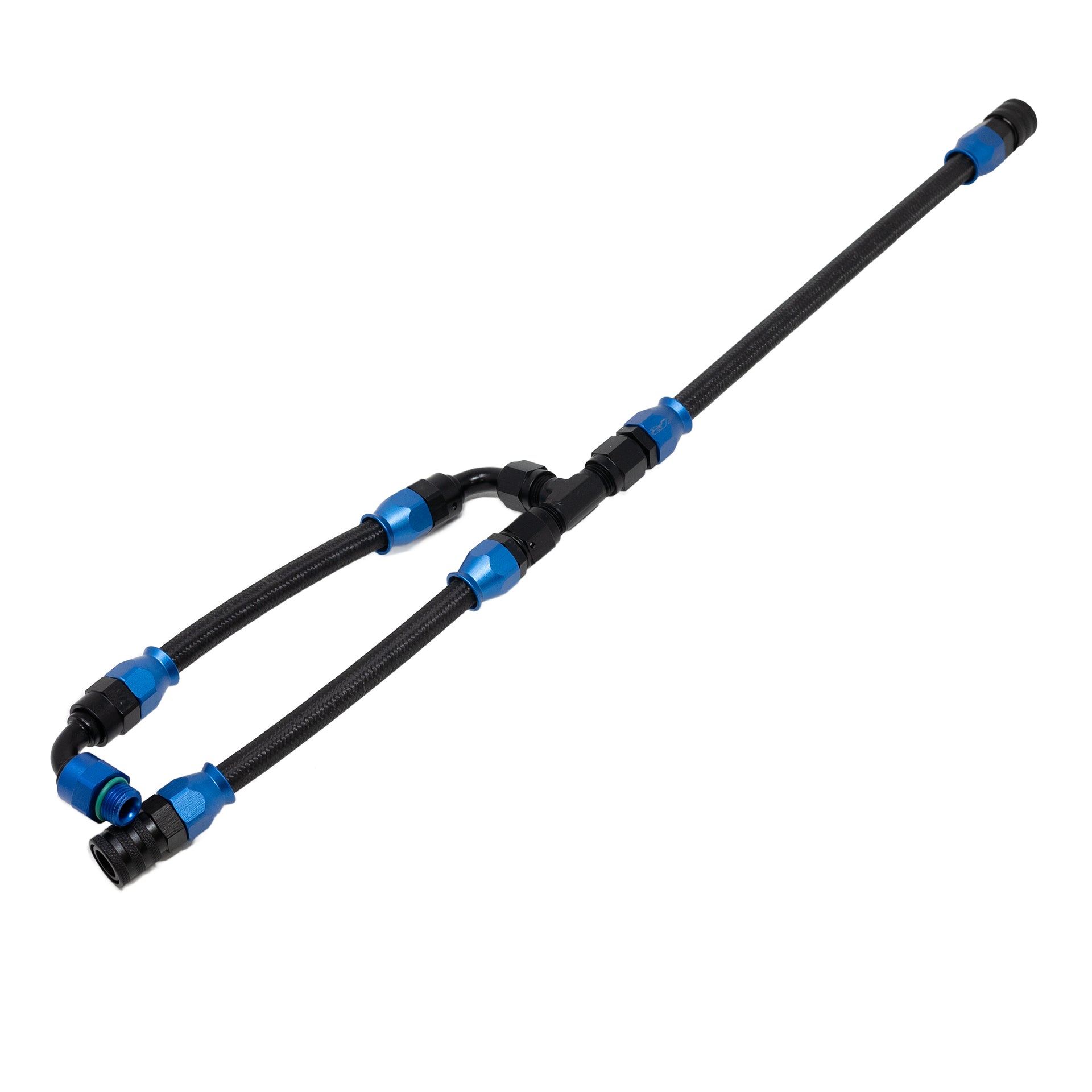 Precision Raceworks Port Injection Fuel Line for S58 Fuel Rail for BMW M3 G80 / M4 G82 / M2 G87 / X3 M F97 / X4 M F98 (2020–2026)