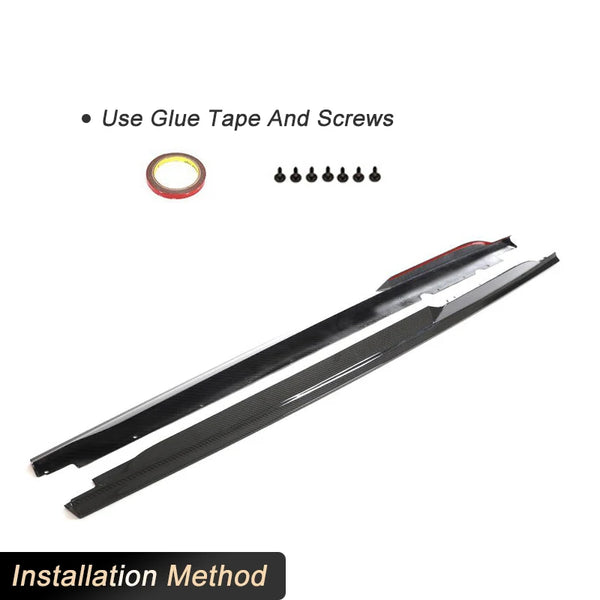 Carbon Fiber Side Skirts Upgrade for Audi R8 (2022-2023)