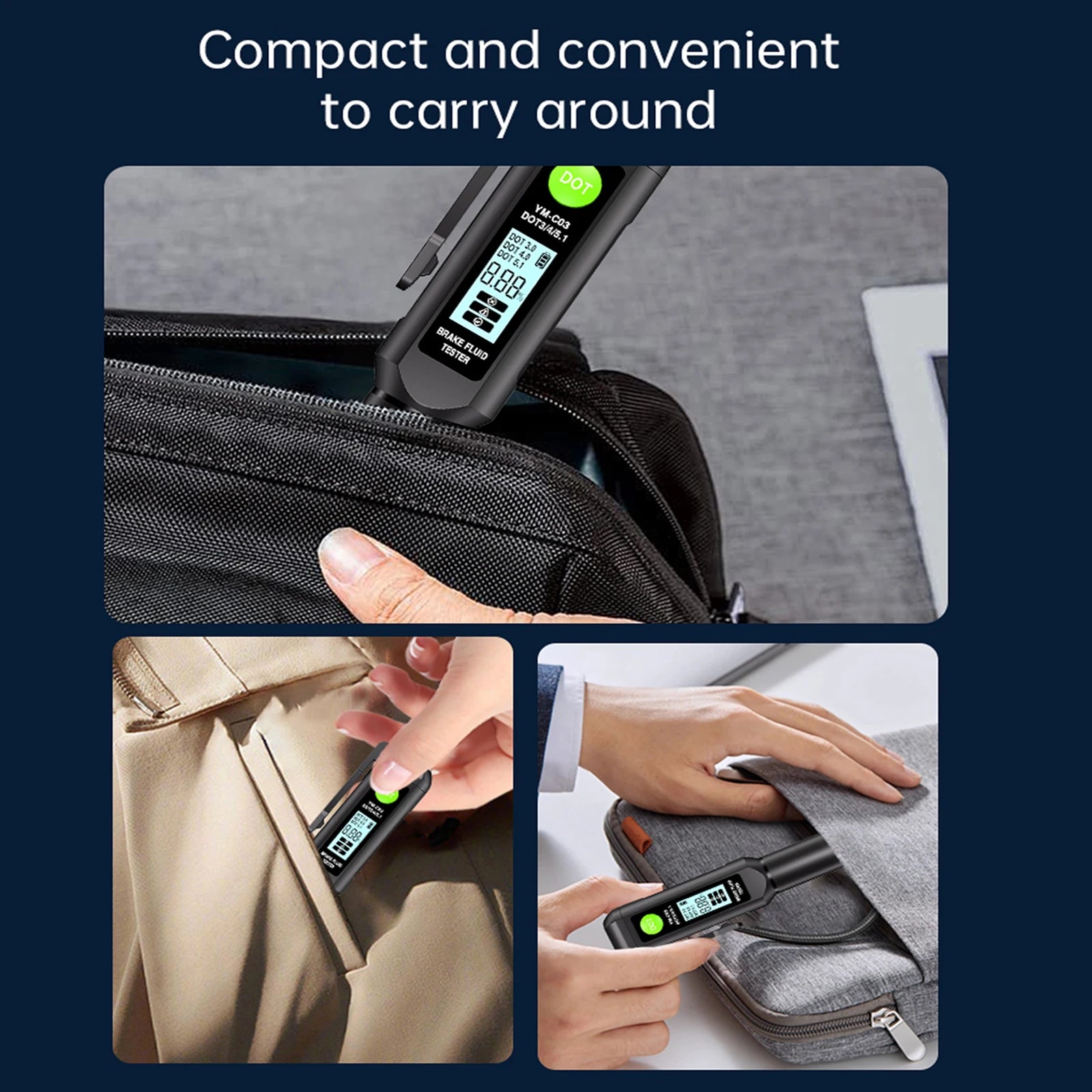 Professional Digital Brake Fluid Tester Pen