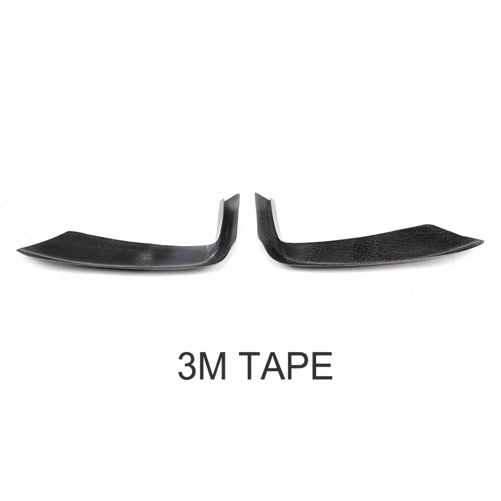Carbon Fiber Front Bumper Fog Lamp Cover Fins for BMW 4 Series F32 / F33 / F36 M Sport (2013-2018)