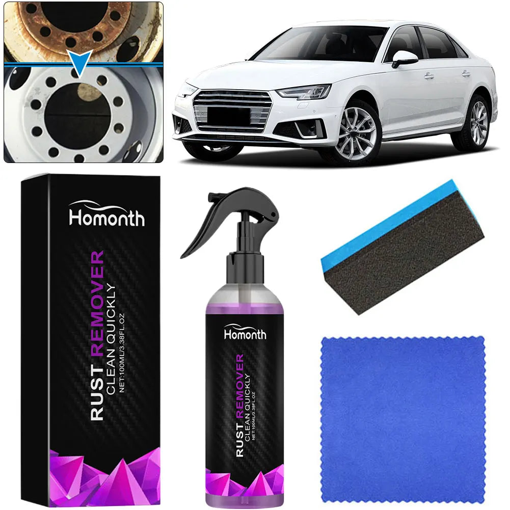 Car Super Rust Remover Spray - Iron & Brake Dust Cleaner