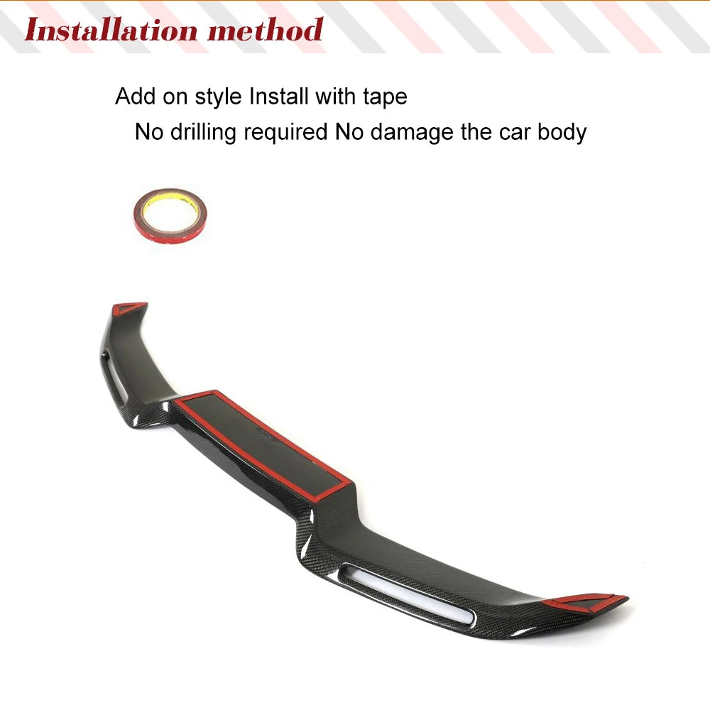 Carbon Fiber Rear Trunk Spoiler Wing Lip for BMW 4 Series G22 / M4 G82 (2021-2023)