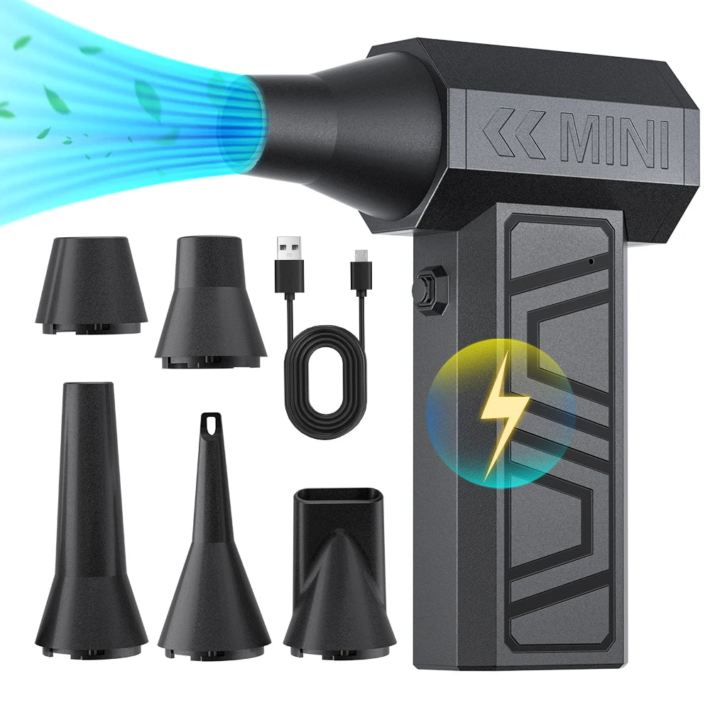 Portable Car Turbo Air Blower - 130,000 RPM Vacuum Cleaner
