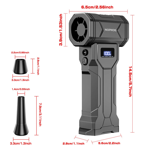 Portable Car Turbo Air Blower - 130,000 RPM Vacuum Cleaner