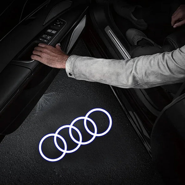 Audi LED Logo Projector Door Welcome Lights - 2 or 4 Pack