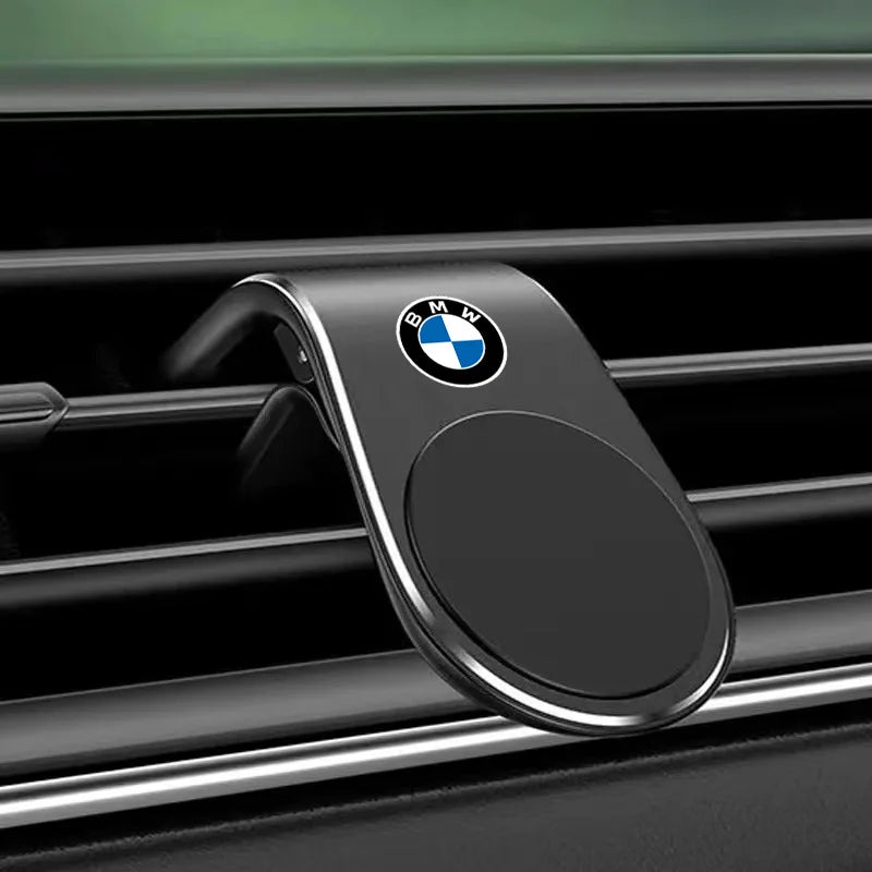 Magnetic Car Vent Phone Holder for BMW – Sleek Metal Clip-on Design