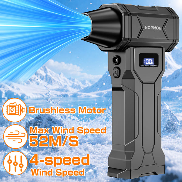 Portable Car Turbo Air Blower - 130,000 RPM Vacuum Cleaner