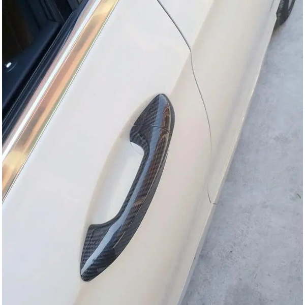 Real Carbon Fiber Door Handle Covers for Mercedes-Benz