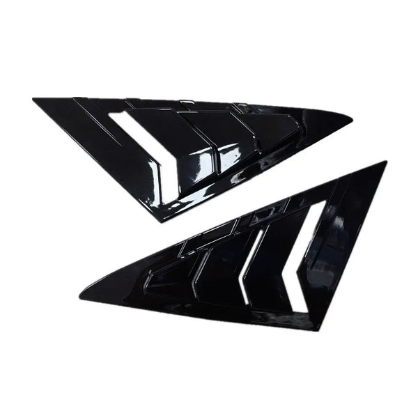 Gloss Black Front Triangle Window Louvers - Volkswagen Golf MK7 / MK7.5 (2014-2019)