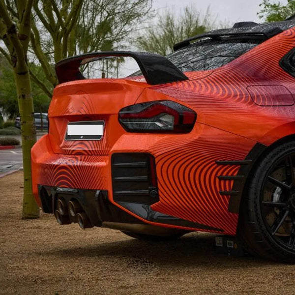 MP Style Dry Carbon Fiber Rear Trunk Spoiler Wing for BMW 2 Series G42 / M2 G87 Coupe (2020-2022)