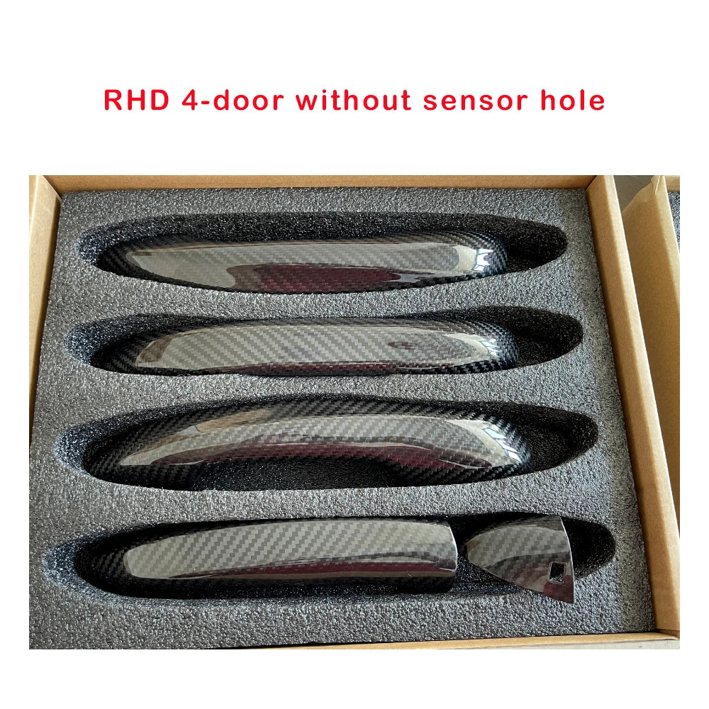 Real Carbon Fiber Door Handle Covers for Mercedes-Benz