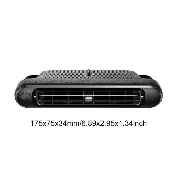 Dual Headrest Cooling Fan - USB Powered Car Fan