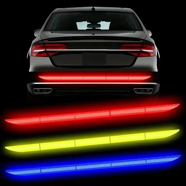 Reflective Car Safety Sticker - Trunk Warning Strip