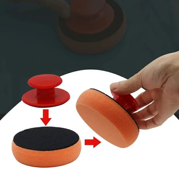 Car Wax Applicator Pads Set - Soft Foam Detailing Pads