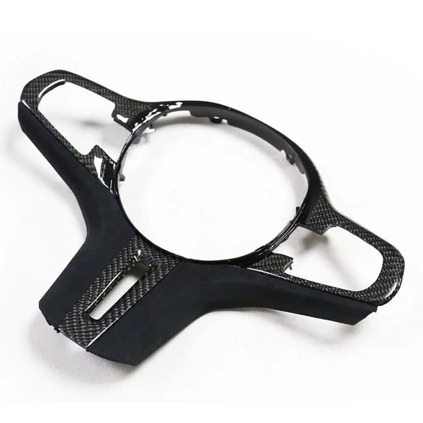 Carbon Fiber Steering Wheel Trim for BMW M5 F90 / X3M F97 / X4M F98 / G-Series 5/6/7 (2018-2019)