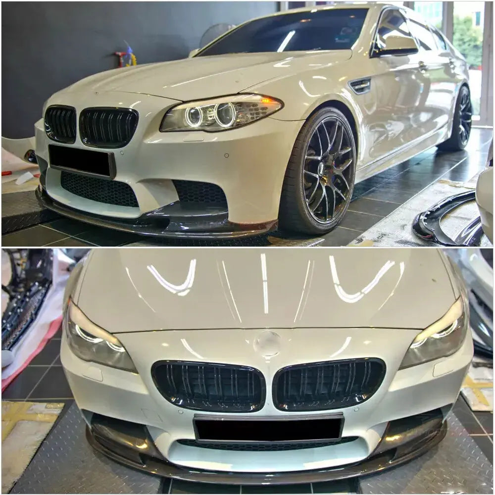 Carbon Fiber Front Bumper Lip Spoiler for BMW M5 F10 Sedan (2011-2016)